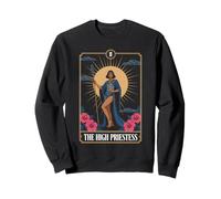 The High Priestess Tarot Card Mystical Arcana Art Sweatshirt