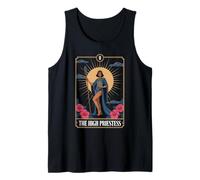 The High Priestess Tarot Card Mystical Arcana Art Tank Top