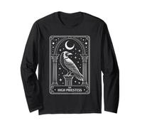 The High Priestess Tarot - Raven Wisdom & Intuition V3 Long Sleeve T-Shirt