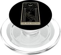 The High Priestess Tarot - Raven Wisdom & Intuition V4 PopSockets PopGrip for MagSafe