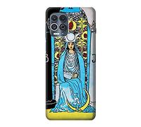 The High Priestess Vintage Tarot Card Case Cover For Motorola Edge S