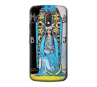 The High Priestess Vintage Tarot Card Case Cover For Motorola Moto G4 Play