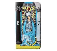 The High Priestess Vintage Tarot Card PU Leather Flip Case Cover For Google Pixel 2