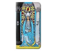 The High Priestess Vintage Tarot Card PU Leather Flip Case Cover For Samsung Galaxy S21 5G