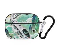 The High-Speed Rail is Speeding AirPod Pro Case, Anti Scratch Hard PC Cover with Keychain, AirPod Pro 2nd/1st Case Accessories for Women Men, Black-Style