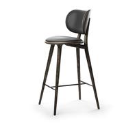 The High Stool Bar Stool w. Back Sirka Gray Oak 74 cm