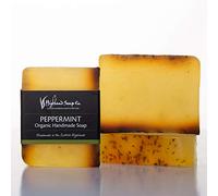 The Highland Soap Company Peppermint Organic Soap 150g - Refreshing & Cleansing Organic Soap Bar