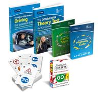 The Highway Code 2025 + Theory Test Book 2025 + DVSA Driving Essential Skills 2025 + Know Your Traffic Signs 2025 + 128 Road Signs Flash Cards 2025 - Driving Instructor Approved