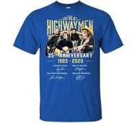 The Highwaymen T Shirt Funny Birthday Cotton Tee Vintage Gift Men Sapphire