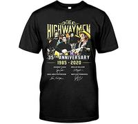 The Highwaymen T Shirt Funny Birthday Cotton Tee Vintage Gift Men Women Black
