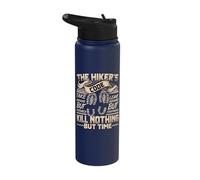 The Hiker's Code Nature Lover Hiking Stainless Steel Insulated Water Bottle
