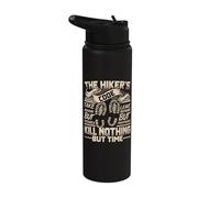 The Hiker's Code Nature Lover Hiking Stainless Steel Insulated Water Bottle