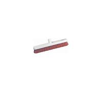 The Hill Brush HP085-R Hygiene Soft Broom Head, 609 mm Length x 75 mm Width, Red