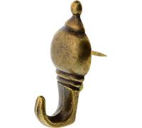 The Hillman Group 122212 Hillman Antique Brass 10lb Colonial Push Pin Hanger, 3 Pieces