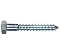 The Hillman Group 230006 Hex Lag Screw, 1/4-Inch X 1-1/4-Inch, Zinc, 100-Pack