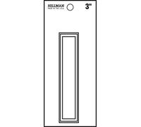 The Hillman Group 3-Inch White Vinyl Peel-Off Letter (I)
