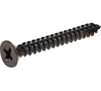 The Hillman Group 45369 9-Inch x 1-1/2-Inch Flat Phillips Wood Screw, Antique Bronze, 15-Pack