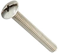 The Hillman Group 831455 1/4-20 x 2-Inch Stainless Steel Truss Head Combo Machine Screw, 100-Pack