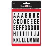 The Hillman Group 848629, 1" Reflective Black Letters & Numbers Kit