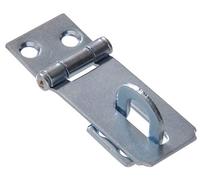 The Hillman Group 851431 1-1/2-Inch Fixed Staple Safety Hasps, Zinc Plated