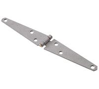 The Hillman Group 852863 4" Light Strap Hinge - Galvanized 2-Pack
