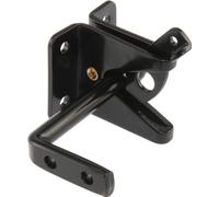 The Hillman Group 853342 Out Swinging Gate Latch - Black Finish 1-Pack