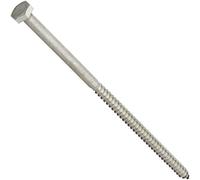 The Hillman Group 964591 1/4 x 6-Inch Stainless Steel Hex Lag Screw, 10-Pack