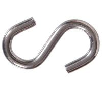 The Hillman Group The Hillman Group 4293 S Hook Stainless Steel 2 in. (10-Pack), Hooks for Hanging, Door Hooks