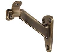 The Hillman Group The Hillman Group 852873 Handrail Bracket - Heavy Duty - Antique Brass 1-Pack