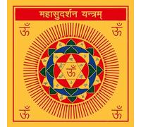 The Himalayan Collections HC- Astadhatu Made Mantra Siddh Maha Sudarshan Yantra/Maha Sudarshan Yantra Remove All Kind of Negativity from Home