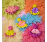 The Himalayan River Laddu Gopal Winter Woolen Poshak Set, Designer Moti Dress with Cap for Krishna Ji Bal Gopal Idol, Handmade Warm Dress, Size 0-1, Pack of 5