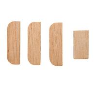 The Hinge Hider Original Door Hinge Filler Plates 3.5 inch Wood (8 Pieces)
