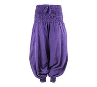 The Hippy Clothing Co. Harem Pants - Drop Crotch (Unisex) Purple