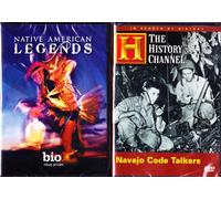 The History Channel : Navajo Code Talkers , Native American Legends : Indian Heroes 2 Pack Collection