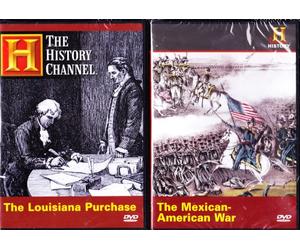 The History Channel : The Louisiana Purchase , the Mexican American War : Expanding America's Borders 2 Pack