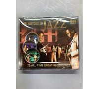 THE HISTORY OF JAZZ 3cd box set, 75 all time great recordings. NEW. F26308 A