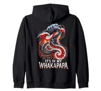 The history of our whakapapa - our ancestry. I Am Maori. Zip Hoodie
