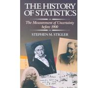 The History of Statistics : The Measurement of Uncertainty before 1900