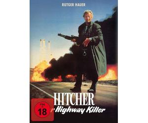 The Hitcher UNCUT Edition Media Book 2 Disc DVD Rutger Hauer UK Compatibl R2 New