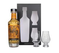 The Hive (Wemyss Malts) Gift Set with 2x Glencairn Glasses Blended Malt Whisky