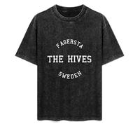 The Hives Band Mens T-Shirt Black Graphic Unisex Tee Shirt XL