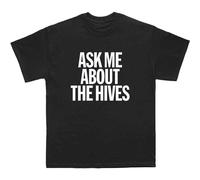 The Hives Men's Ask Me T-Shirt in Black | Size: Medium The Hives Black M