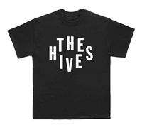 The Hives Men's Stacked Logo T-Shirt in Black | Size: Small The Hives Black S