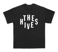 The Hives Stacked Band Logo T-Shirt in Black | Size: Small The Hives Black S
