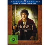 The Hobbit - An Unexpected Journey Extended Edition [3D Blu-ray] NEW OVP