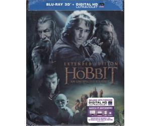 The Hobbit: An Unexpected Journey Extended Edition 3D / Digital Ultraviolet Blu-ray SteelBook