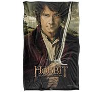 The Hobbit An Unexpected Journey Poster Super Soft Snuggle Blanket with Silky Touch - 36 x 58 inches