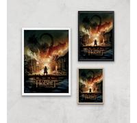 The Hobbit: Battle Of The Five Armies Giclee Art Print - A4 - Wooden Frame