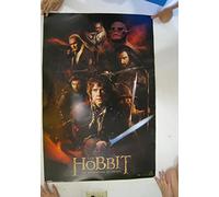 The Hobbit Desolation of Smaug Fire Montage Maxi Poster, Multi-Colour