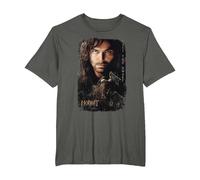The Hobbit Kili T-Shirt, Men's Big and Tall, Asphalt Grey, 6X Tall